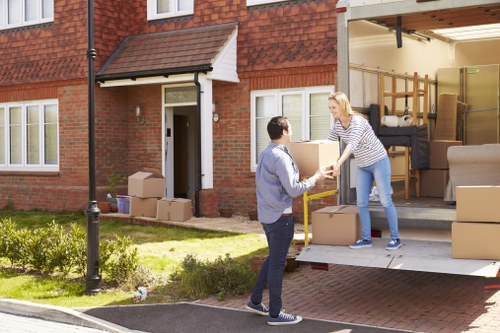 Van service helping with furniture collection in Tolworth