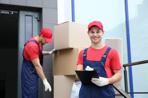 Man With Van Tolworth team preparing a local move in Tolworth