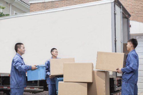 Business relocation team managing access and loading in Tolworth