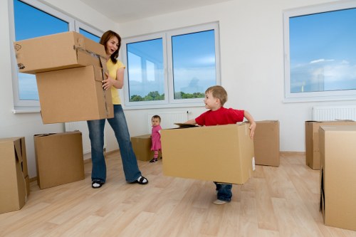 Delivery and unloading of items at destination