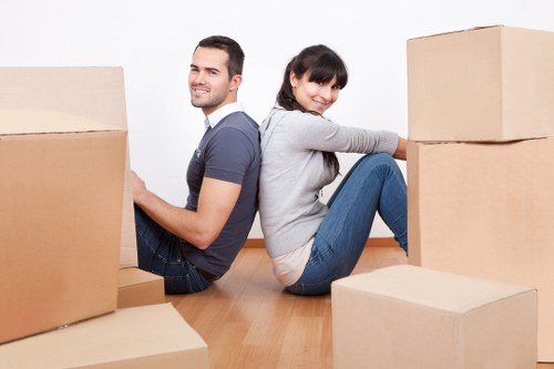 Professional moving van support for flats and homes in Tolworth