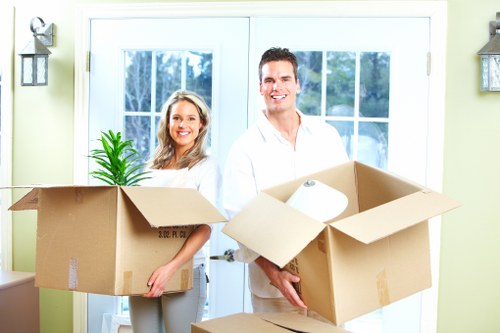 Packing and transporting office furniture for a Tolworth move